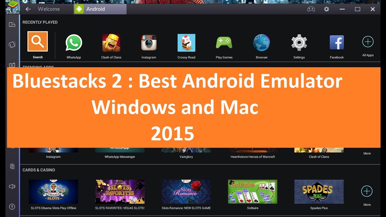 android emulator for mac 10.7.5 update